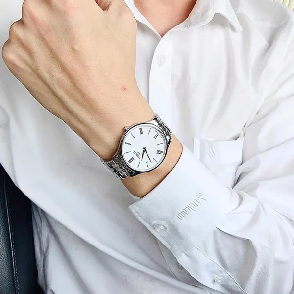 Đồng Hồ Đôi Tissot Tradition T063.409.11.018.00 - T063.209.11.038.00 Màu Bạc
