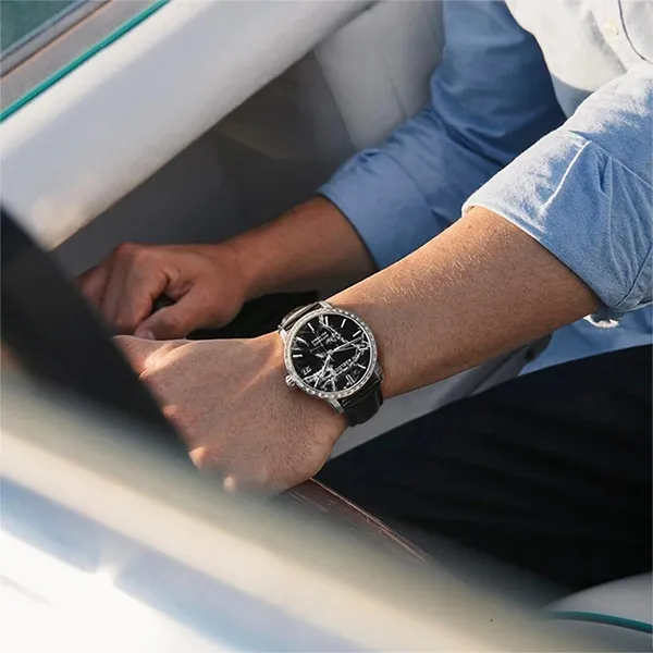 Đồng Hồ Nam Agelocer Automatic Mechanical Watch 5902E1 Màu Đen