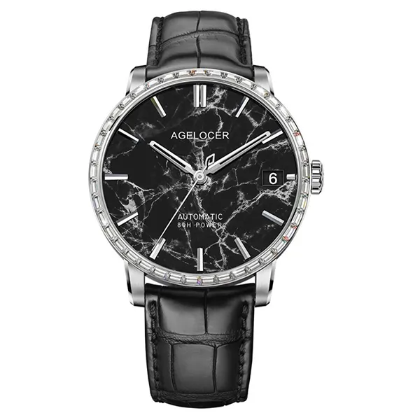 Đồng Hồ Nam Agelocer Automatic Mechanical Watch 5902E1 Màu Đen