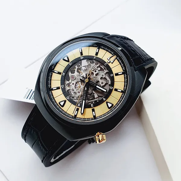 Đồng Hồ Nam Bulova Grammy Automatic Skeleton Watch 98A241 Màu Đen - Đồng hồ - Vua Hàng Hiệu