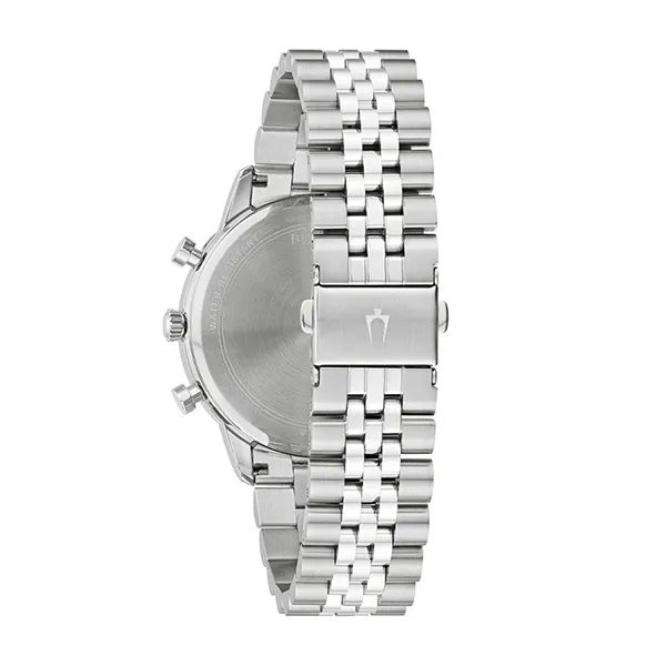 Đồng Hồ Nam Bulova Men's Classic Chronograph Watch 96A262 Màu Bạc