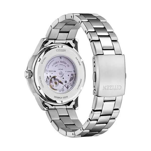 Đồng Hồ Nam Citizen Automatic Blue Dial Men's Watch NH8400-87L Màu Bạc