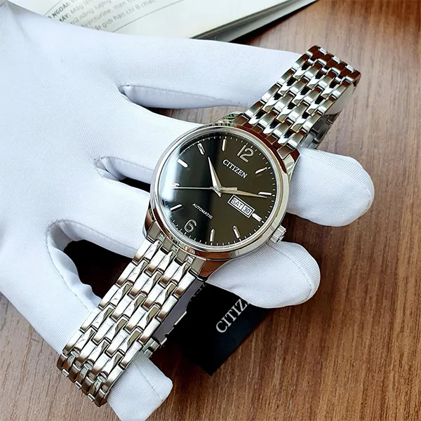 Đồng Hồ Nam Citizen Automatic NH7500-53E Màu Bạc Đen