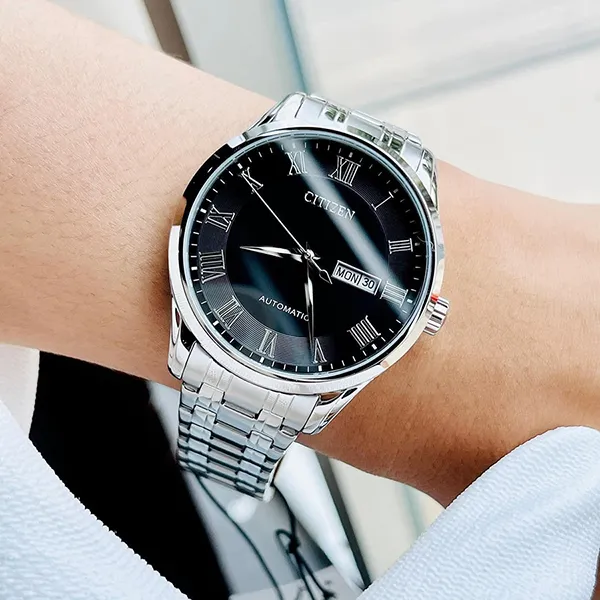 Đồng Hồ Nam Citizen Automatic NH8360-80E Màu Bạc