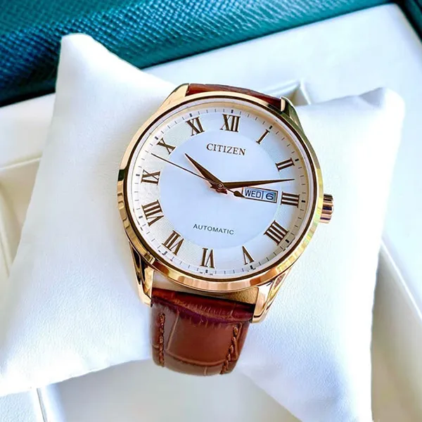 Đồng Hồ Nam Citizen Automatic NH8363-14A Màu Nâu