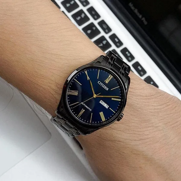 Đồng Hồ Nam Citizen Automatic NH8365-86M Màu Xanh Đen