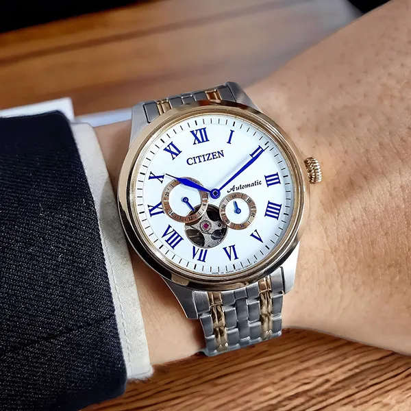 Đồng Hồ Nam Citizen Automatic NP1026-86A Màu Demi (Vàng-Bạc) - Đồng hồ - Vua Hàng Hiệu