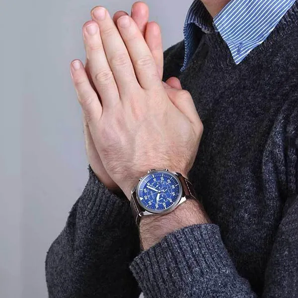 Đồng Hồ Nam Citizen Avion Eco-Drive Watch CA4210-41M Màu Nâu - Đồng hồ - Vua Hàng Hiệu