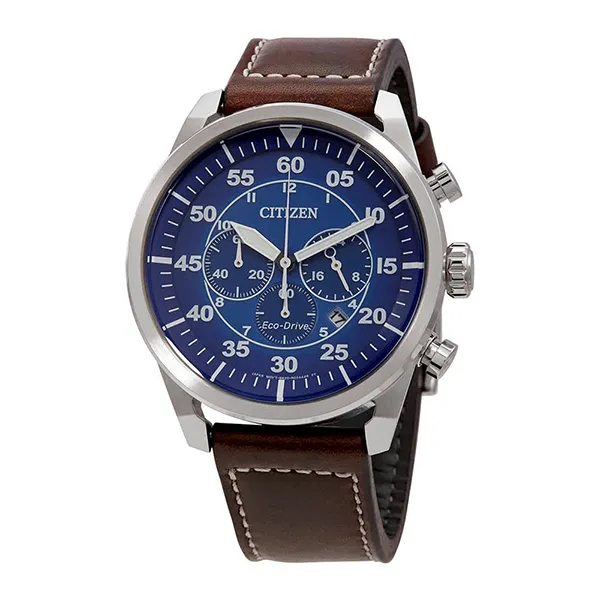 Đồng Hồ Nam Citizen Avion Eco-Drive Watch CA4210-41M Màu Nâu - Đồng hồ - Vua Hàng Hiệu