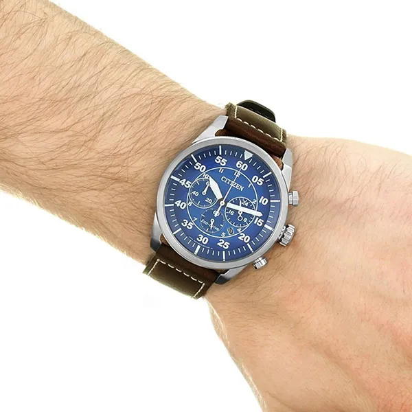 Đồng Hồ Nam Citizen Avion Eco-Drive Watch CA4210-41M Màu Nâu - Đồng hồ - Vua Hàng Hiệu