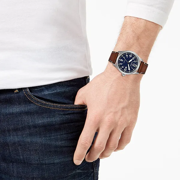 Đồng Hồ Nam Citizen Chandler Military Watch BM6838-17L Màu Nâu - Đồng hồ - Vua Hàng Hiệu
