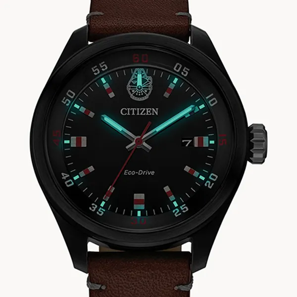 Đồng Hồ Nam Citizen Chewbacca Eco-Drive Watch AW5008-06W Màu Nâu - Đồng hồ - Vua Hàng Hiệu