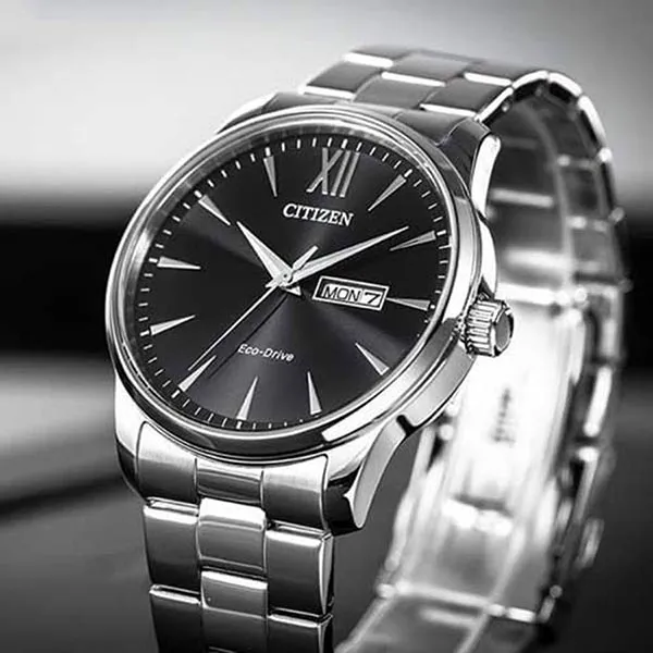 Đồng Hồ Nam Citizen Eco-Drive BM8550-81E Màu Đen Bạc