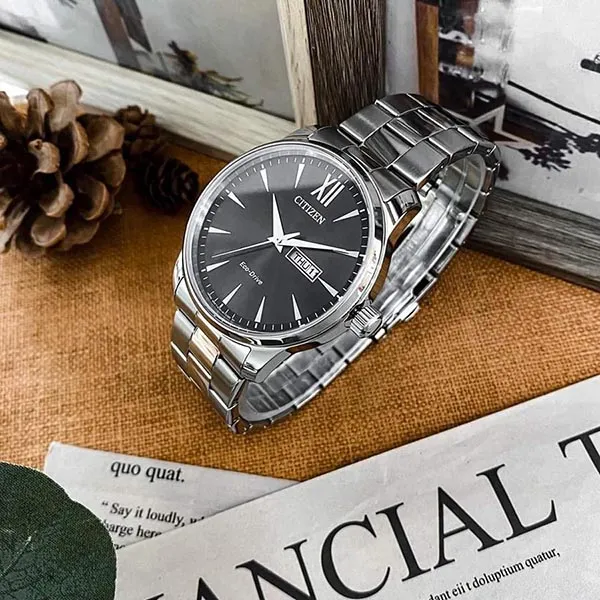 Đồng Hồ Nam Citizen Eco-Drive BM8550-81E Màu Đen Bạc