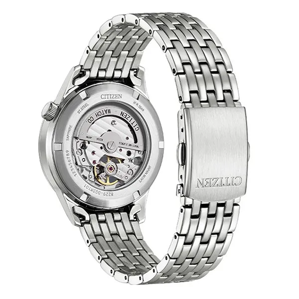 Đồng Hồ Nam Citizen Mechanical Automatic Watch NH9130-84L Màu Bạc Xanh Đậm - Đồng hồ - Vua Hàng Hiệu