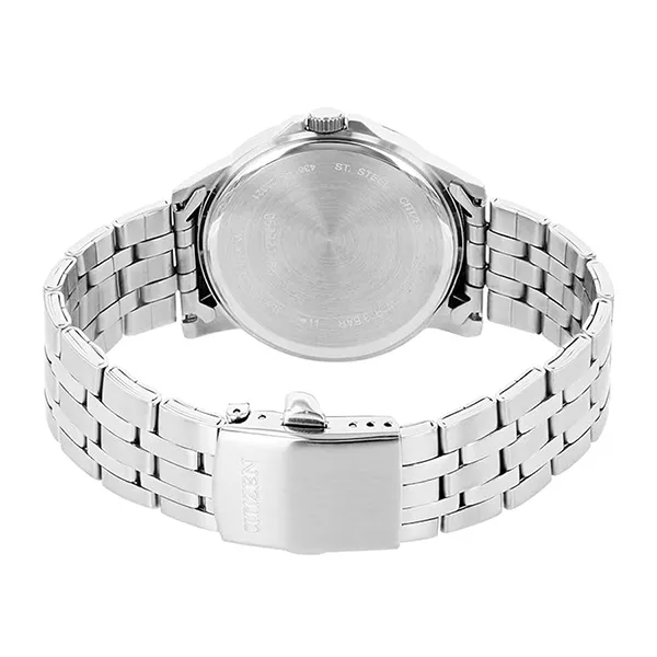Đồng Hồ Nam Citizen Men's Watch Quartz Stainless Steel DZ5000-58A Màu Bạc