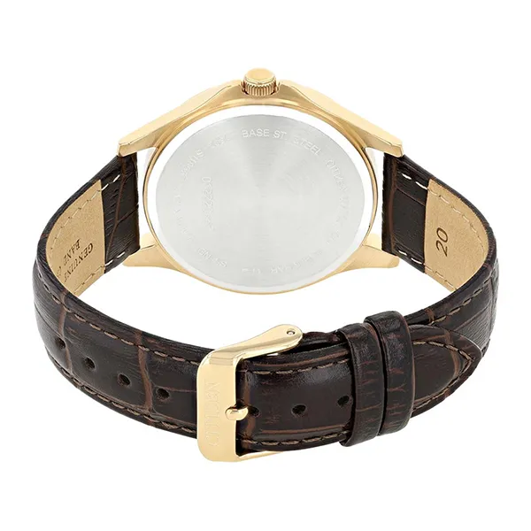 Đồng Hồ Nam Citizen Quartz Mens Watch BF2023-01H Màu Nâu