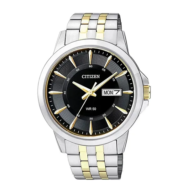 Đồng Hồ Nam Citizen Quartz Watch BF2018-52H Màu Bạc/Vàng Gold - Đồng hồ - Vua Hàng Hiệu