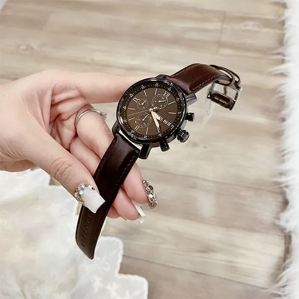 Đồng Hồ Nam Fossil Rhett Chronograph Quartz BQ2459 Màu Nâu