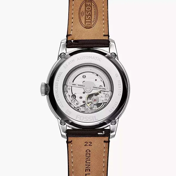 Đồng Hồ Nam Fossil Townsman Automatic Brown Leather Watch ME3110 Màu Nâu - Đồng hồ - Vua Hàng Hiệu