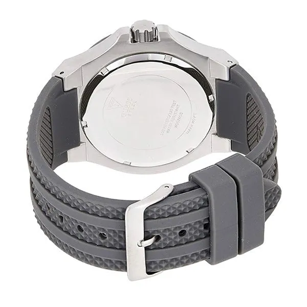 Đồng Hồ Nam Guess Grey Dial Grey Rubber Strap Watch For Men W0674G8 Màu Xám - 4