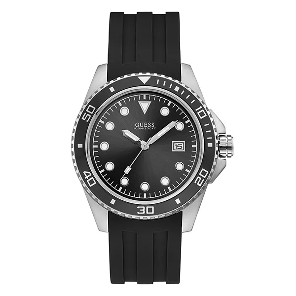 Đồng Hồ Nam Guess Quartz Stainless Steel Men's Watch W1109G1 Màu Đen