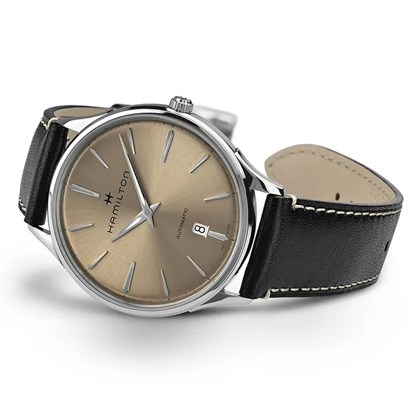 Đồng Hồ Nam Hamilton Jazzmaster Thinline Automatic Watch H38525721 Màu Đen - Đồng hồ - Vua Hàng Hiệu