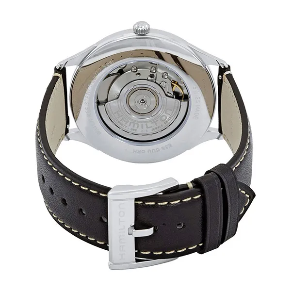 Đồng Hồ Nam Hamilton Jazzmaster Thinline Automatic Watch H38525721 Màu Đen - Đồng hồ - Vua Hàng Hiệu