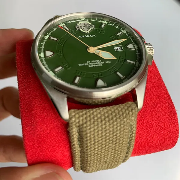 Đồng Hồ Nam Kassaw Watch S15008-1 Màu Xanh Green
