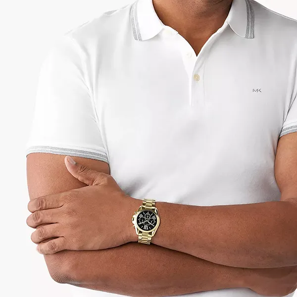 Đồng Hồ Nam Michael Kors Gold-Tone Bradshaw Watch MK5739 Màu Vàng Gold