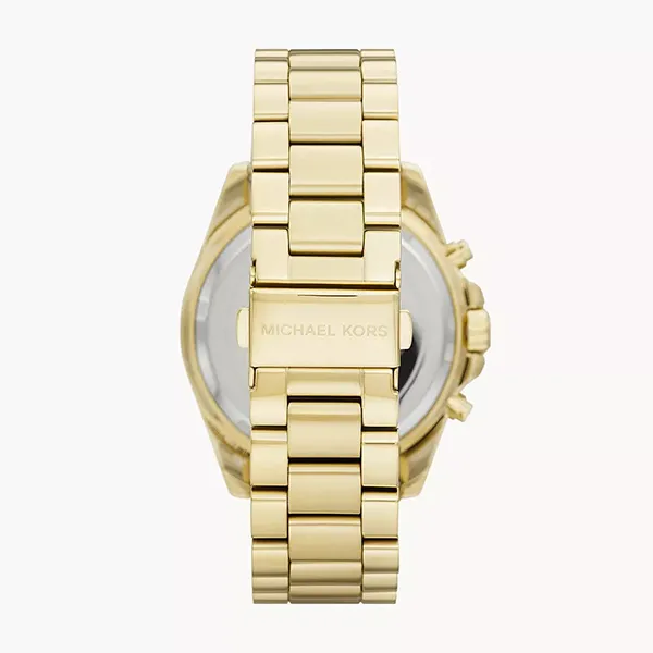Đồng Hồ Nam Michael Kors Gold-Tone Bradshaw Watch MK5739 Màu Vàng Gold - 4