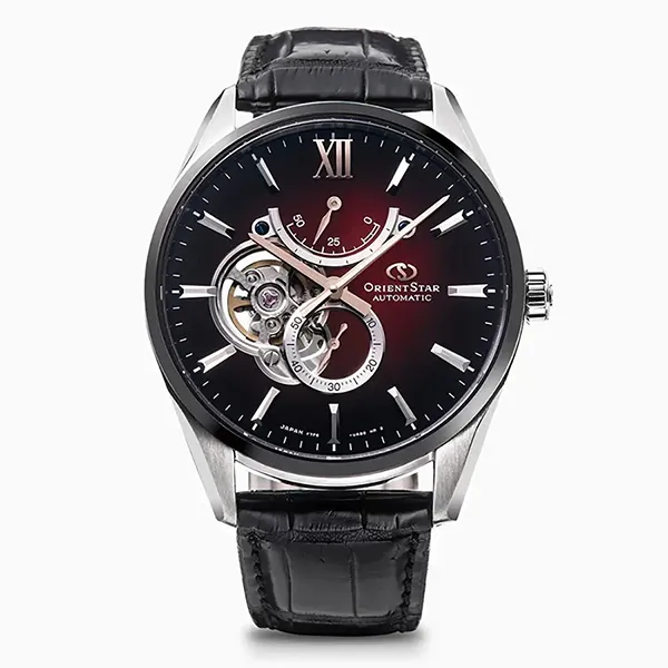 Đồng Hồ Nam Orient Star Slim Skeleton Automatic Watch RK-HJ0004R Màu Đen