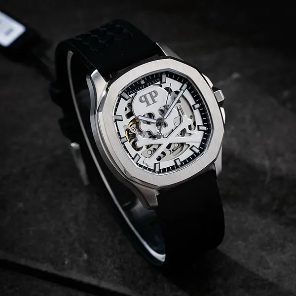 Đồng Hồ Nam Philipp Plein PWRAA0123 Màu Đen Bạc - Đồng hồ - Vua Hàng Hiệu