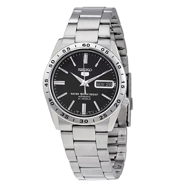 Đồng Hồ Nam Seiko 5 Automatic SNKE01K1 Màu Bạc Đen