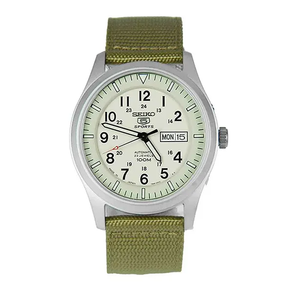 Đồng Hồ Nam Seiko Military Automatic Sports Watch SNZG07J1 Màu Xanh Green - Đồng hồ - Vua Hàng Hiệu