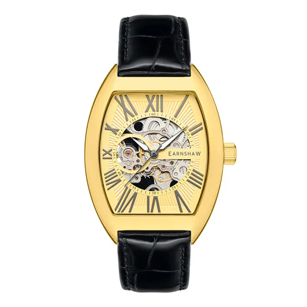 Đồng Hồ Nam Thomas Earnshaw Automatic Watch ES-8148 Màu Đen/Vàng