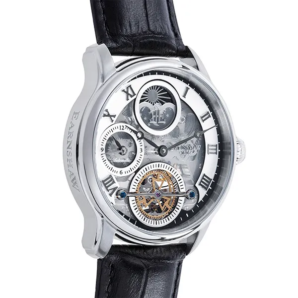 Đồng Hồ Nam Thomas Earnshaw Longitude Shadow Sun & Moon Automatic Watch ES-8063-01 Màu Đen