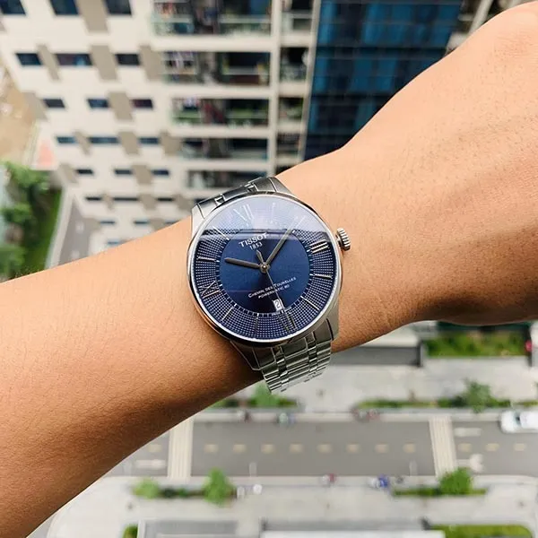 Đồng Hồ Nam Tissot Automatic Chemin Des Tourelles Powermatic 80 T099.407.11.048.00 Màu Xanh Bạc