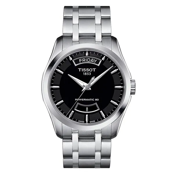 Đồng Hồ Nam Tissot Automatic Couturier DayDate Black- T035.407.11.051.01 Màu Đen Bạc