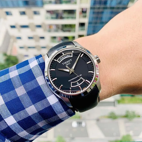 Đồng Hồ Nam Tissot Automatic Couturier DayDate Black - T035.407.16.051.03 Màu Đen - Đồng hồ - Vua Hàng Hiệu