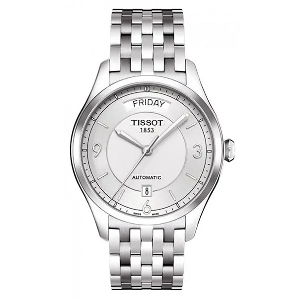 Đồng Hồ Nam Tissot Automatic Day Date T038.430.11.037.00 Màu Trắng Bạc