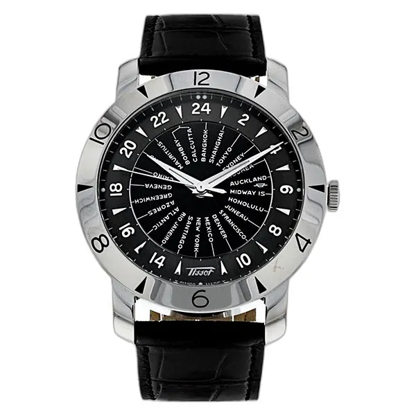 Đồng Hồ Nam Tissot Automatic Heritage Worldtimer GMT Special Edition - T078.641.16.057.00 Màu Đen - Đồng hồ - Vua Hàng Hiệu