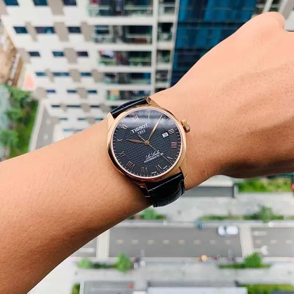 Đồng Hồ Nam Tissot Automatic Le Locle Powermatic 80 T006.407.36.053.00 Màu Đen Vàng - Đồng hồ - Vua Hàng Hiệu