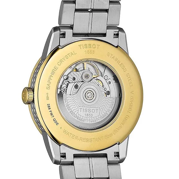 Đồng Hồ Nam Tissot Automatic Luxury Powermatic 80 DemiGold - T086.407.22.261.00 Màu Trắng Bạc