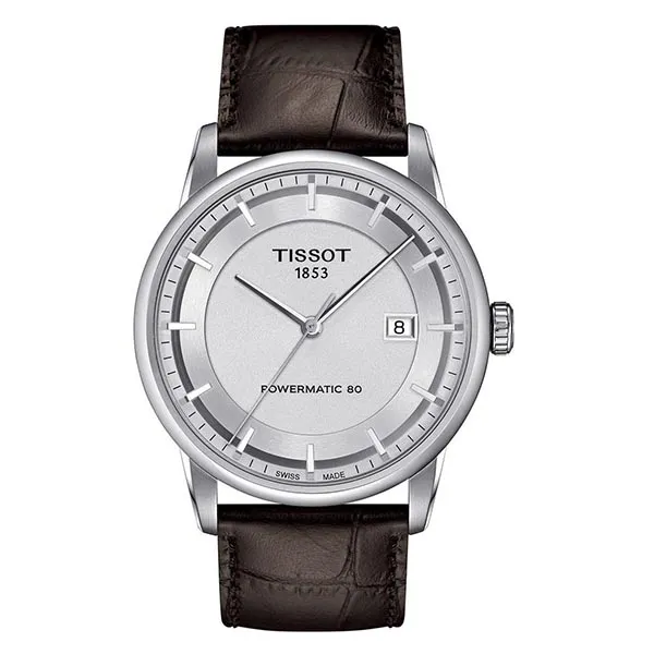 Đồng Hồ Nam Tissot Automatic Luxury Powermatic 80 White T086.407.16.031.00 Màu Nâu Trắng