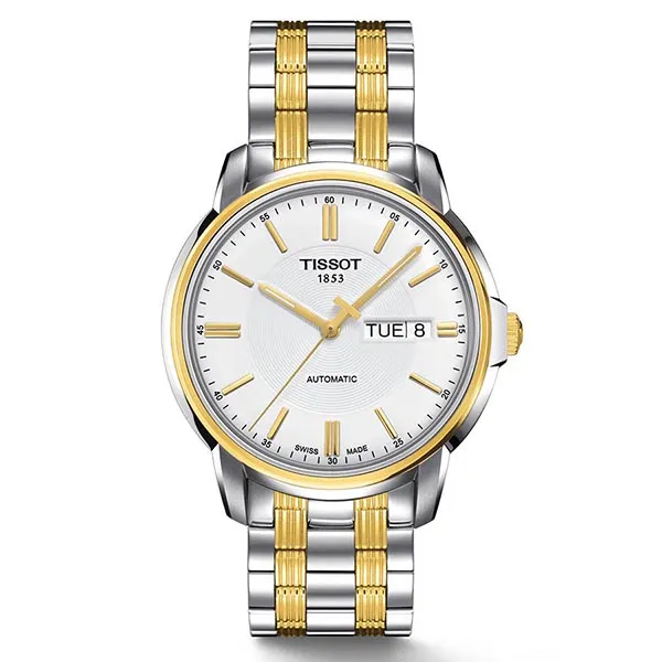 Đồng Hồ Nam Tissot Automatic T-Classic III White Dial T065.430.22.031.00 Màu Trắng Vàng