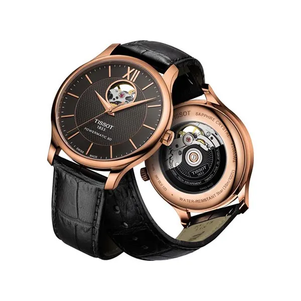 Đồng Hồ Nam Tissot Automatic Tradition Powermatic 80 T063.907.36.068.00 Màu Đen - Đồng hồ - Vua Hàng Hiệu