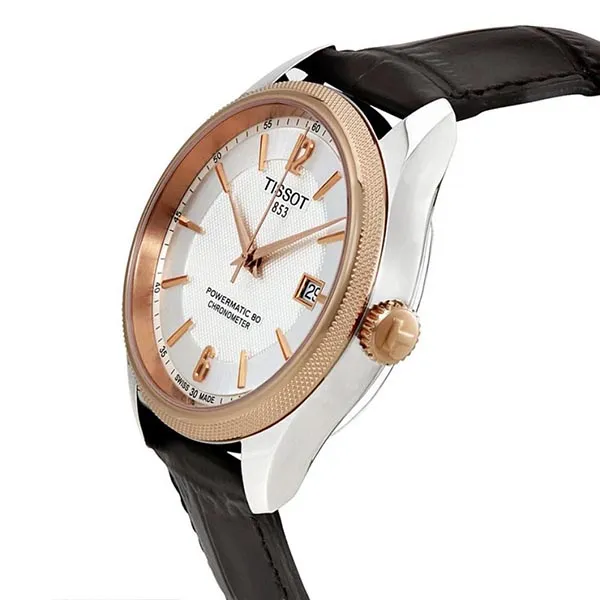 Đồng Hồ Nam Tissot Ballade COSC 39MM Powermatic T108.408.26.037.00 Màu Nâu Trắng