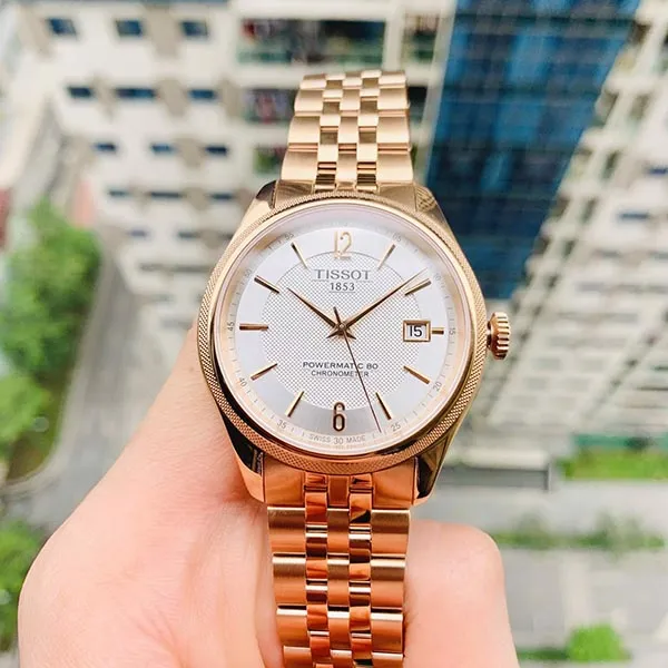 Đồng Hồ Nam Tissot Ballade Powermatic 80 COSC T108.408.33.037.00 Màu Vàng Trắng