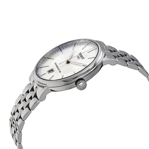 Đồng Hồ Nam Tissot Carson Powermatic 80 T122.407.11.031.00 Màu Bạc